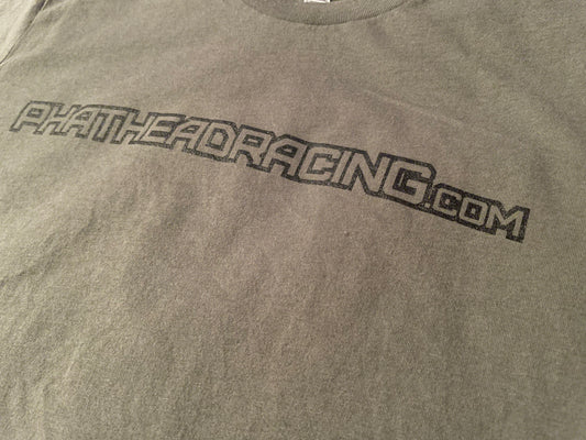 Phathead Racing logo T-shirt - Army Green