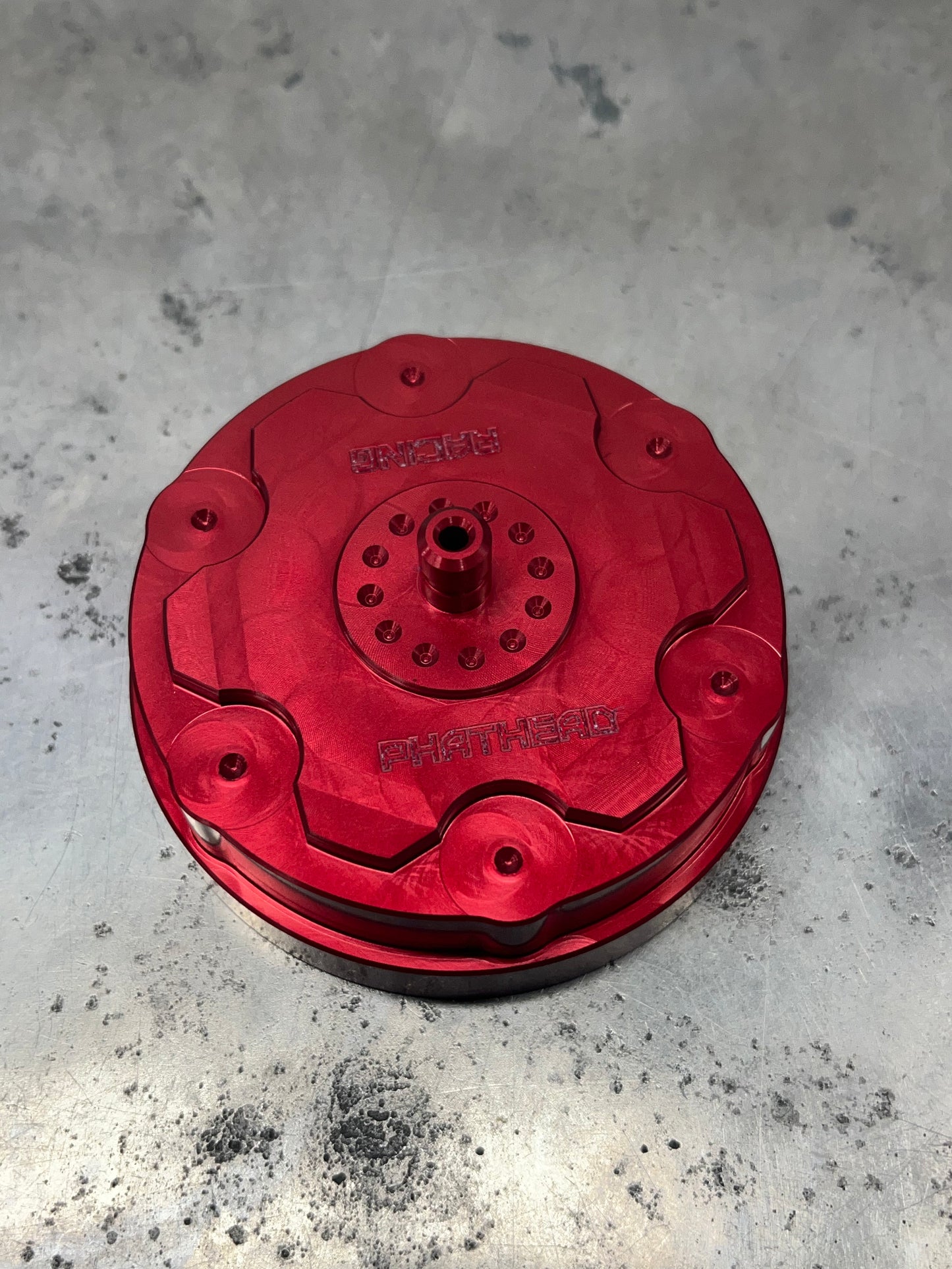 Phathead Racing Billet Gas Cap "Tank Top" Yamaha YZ/Clarke and IMS tank: YZ125 YZ250 TTR Banshee Blaster Raptor Wolverine Big Bear Kodiak 5MV-24610-00-00