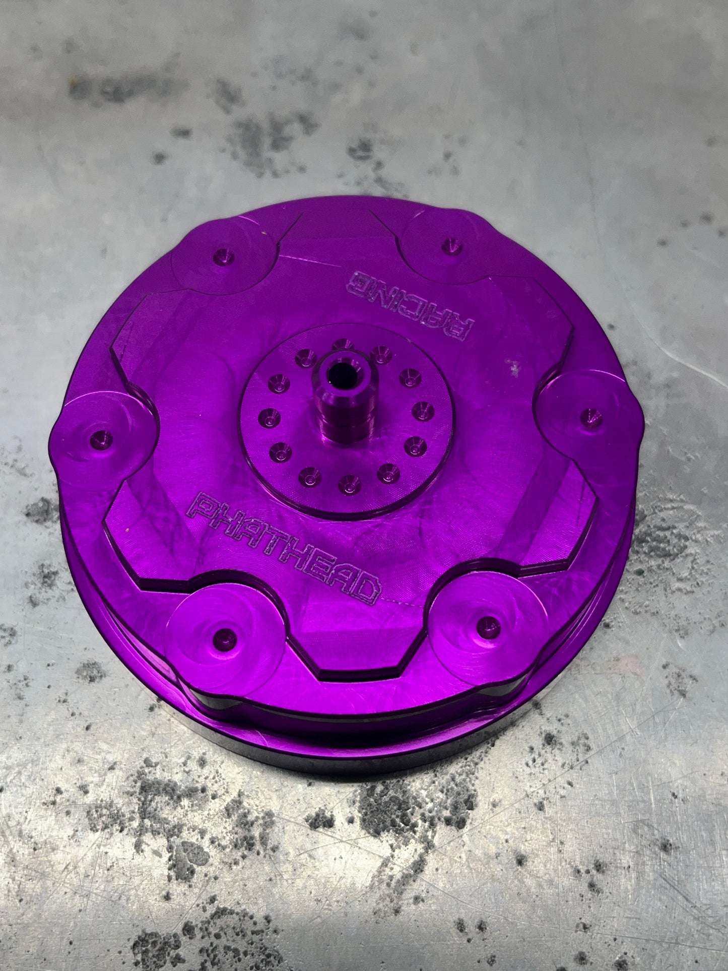 Phathead Racing Billet Gas Cap "Tank Top" Yamaha YZ/Clarke and IMS tank: YZ125 YZ250 TTR Banshee Blaster Raptor Wolverine Big Bear Kodiak 5MV-24610-00-00