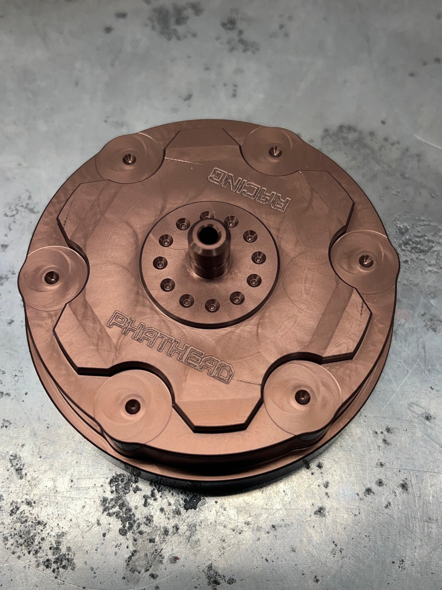 Phathead Racing Billet Gas Cap "Tank Top" Yamaha YZ/Clarke and IMS tank: YZ125 YZ250 TTR Banshee Blaster Raptor Wolverine Big Bear Kodiak 5MV-24610-00-00