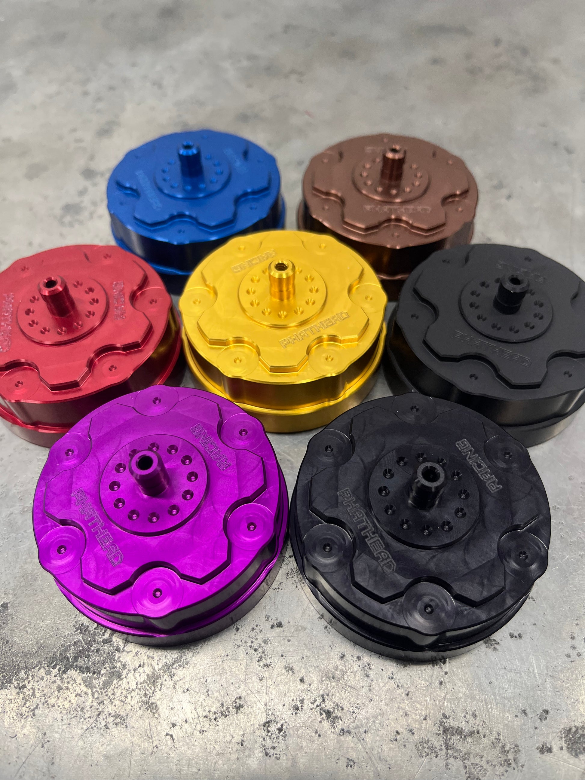 Phathead Racing Billet Gas Cap Honda Kawasaki CR, XR, CRF KLX110 Phathead Racing Billet Gas Cap Honda Kawasaki CR, XR, CRF KLX110