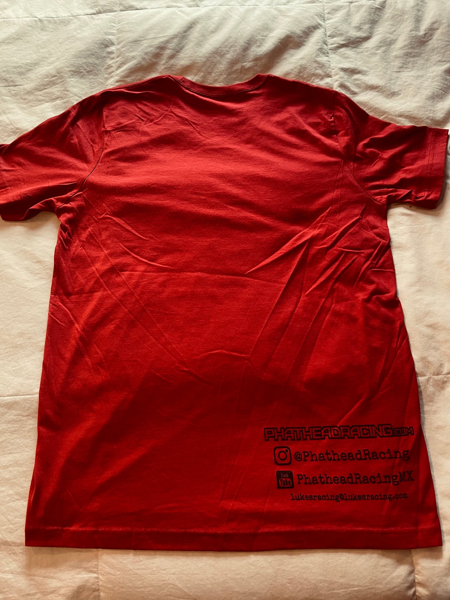 Phathead Racing logo T-shirt - Red